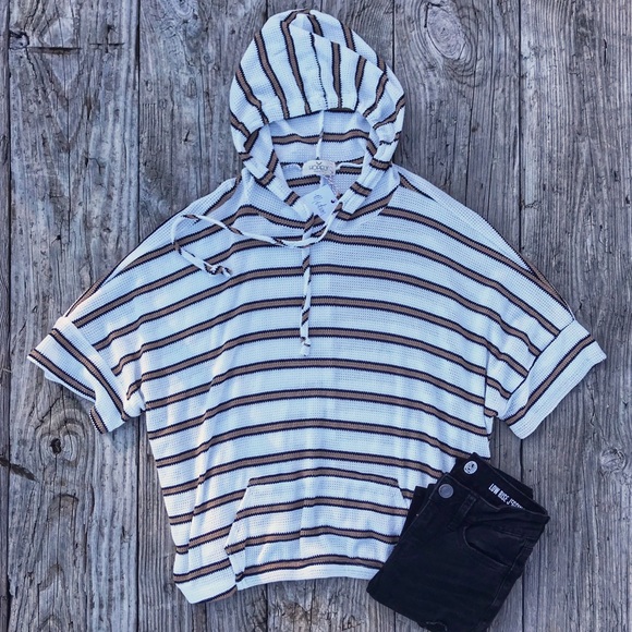 ⚠️LAST 1 - SIZE MED⚠️Hopely Striped Hoodie - Picture 3 of 7
